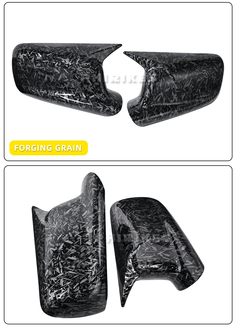 Paar Seite Rückspiegel Kappe Flügel Spiegel Abdeckung Für BMW 7er E65 E66 2001-2008 E67 2002-2008 für E46 Coupe Spiegel Abdeckung – Detail 8