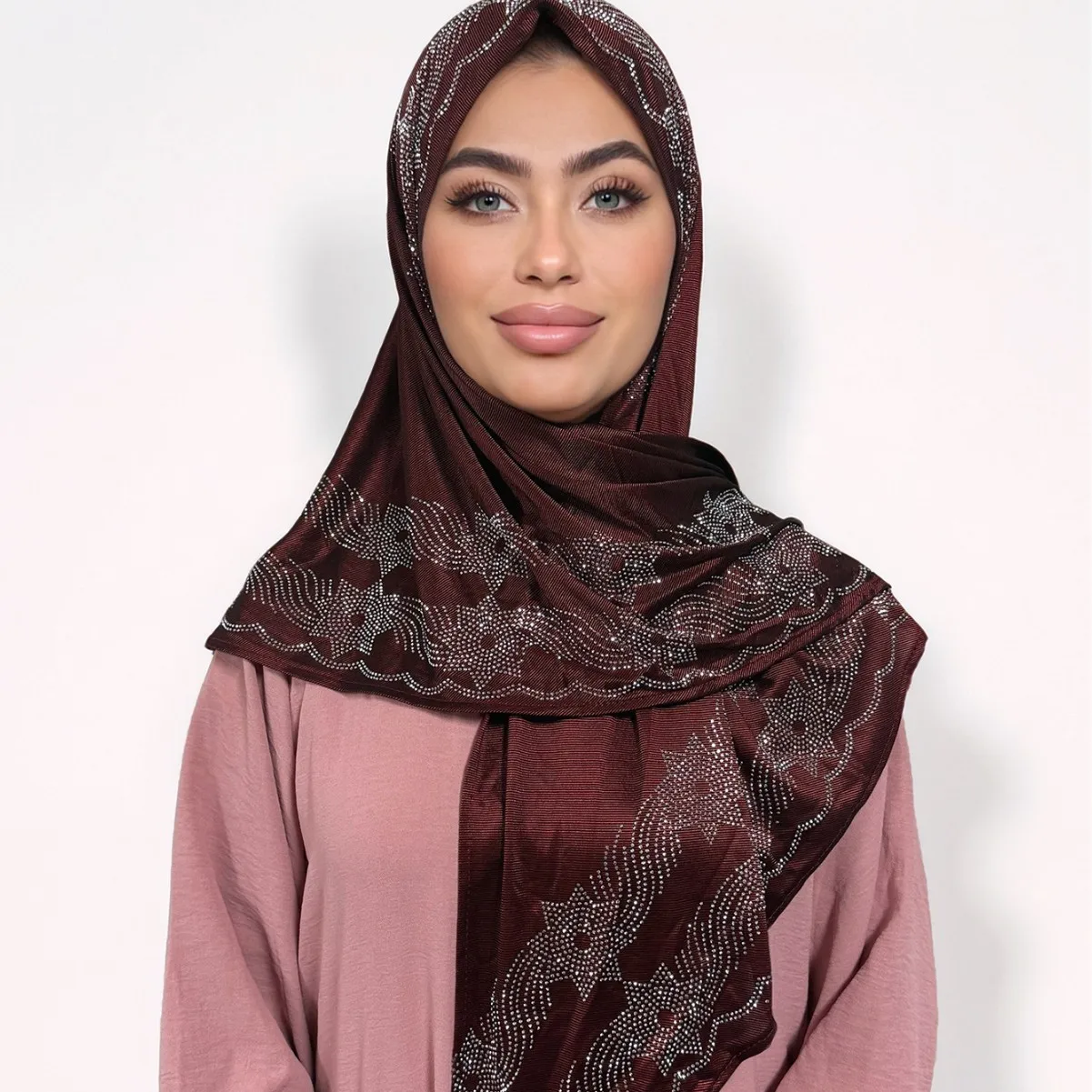 

Сплошной цвет треугольный шарф, мусульманский хиджаб, шали, женские мягкие накидки, женский повседневный тюрбан, исламский трикотаж, повязка на голову, платок, тюрбан