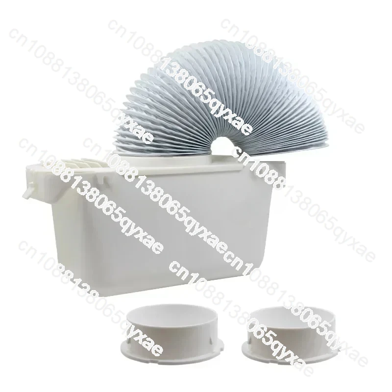 Universal Tumble Dryer Condenser Kits Vent Hose Ventillation Kit Box Part With 1'PVC Flexible Stretch  Exhaust Duct