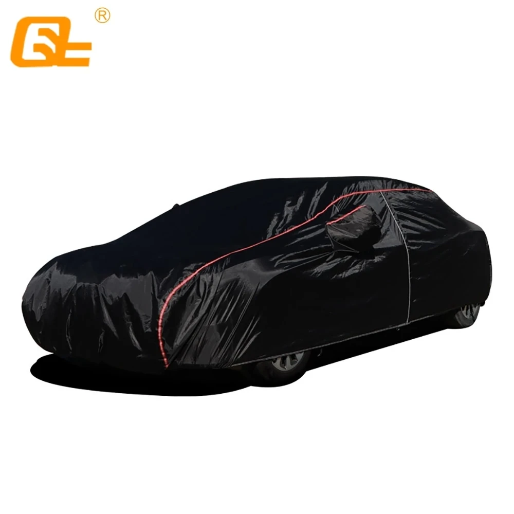 

210T Universal Full Car Covers Outdoor Prevent Sun Snow Rain Dust Frost Wind and Leaves Black Fit Suv Sedan Hatchback