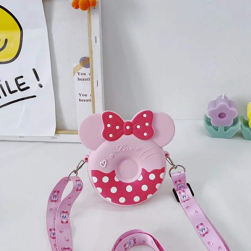 Disney torby dla dzieci dla dziewczynek Mickey torba na ramię Crossbody chłopcy i dziewczęta moda niemowlęca urocza Disney Mickey Mouse Series