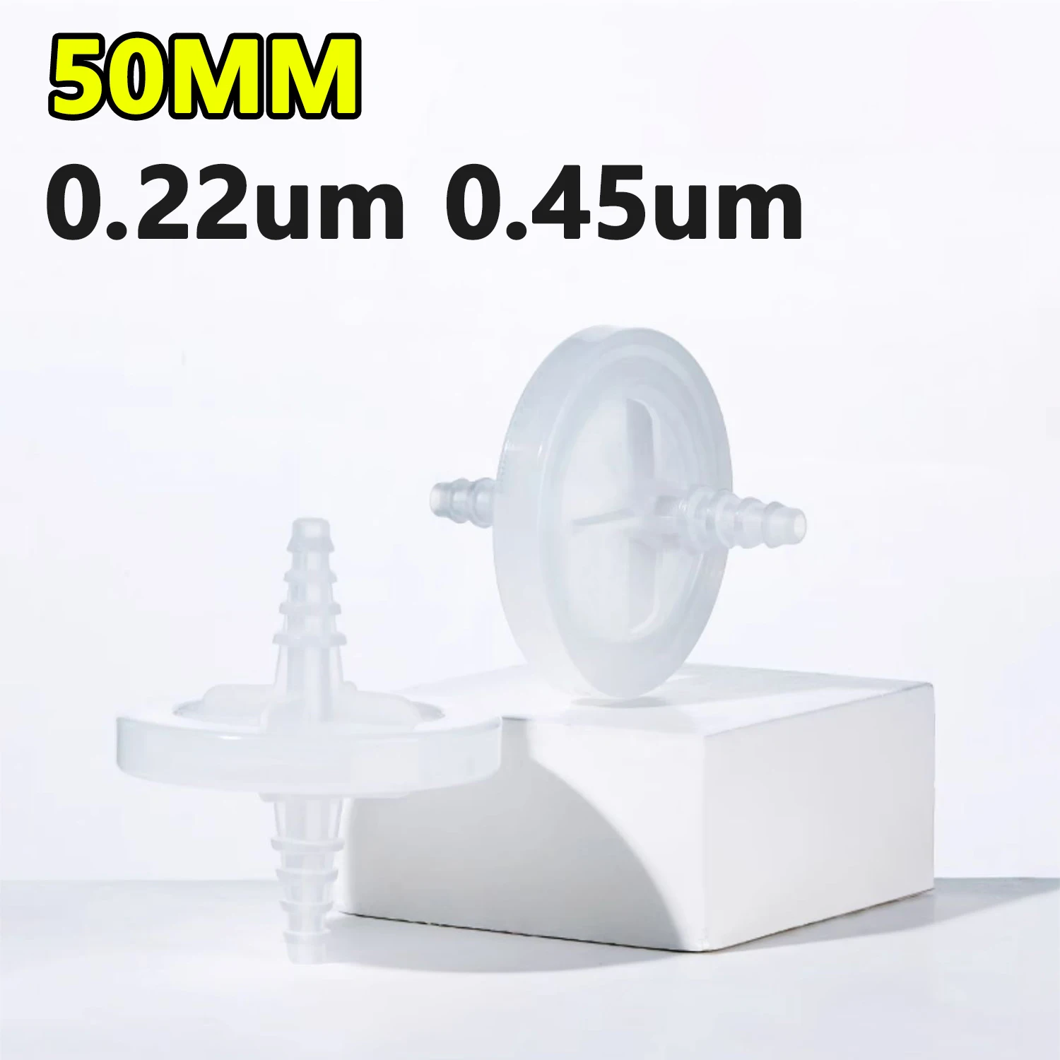 Water blocking filter 50mm ptfe filter membrane 0.22μm 0.45μm Fermenter air sterilization butterfly filter Sterile/non-sterile
