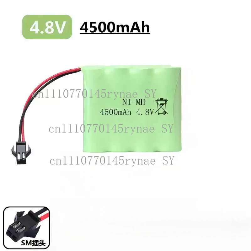 4.8V NiMH Replacement Battery Pack For 4WD Off-road Climbing Car RC Construction Excavator Toy