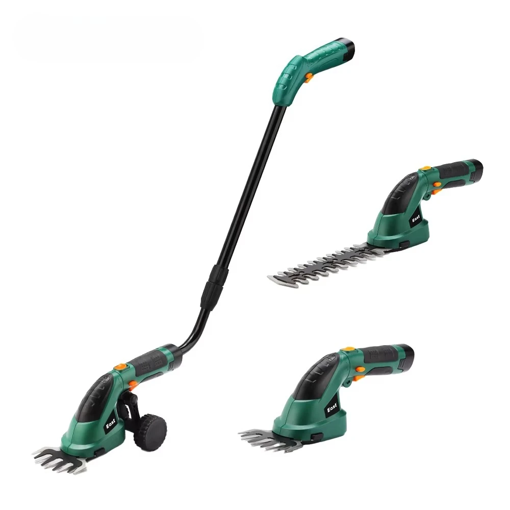 

7.2V 2 in 1 Garden Tool Cordless Lithium Handheld Shrub Hedge Metal Adjustable Pruning Shear