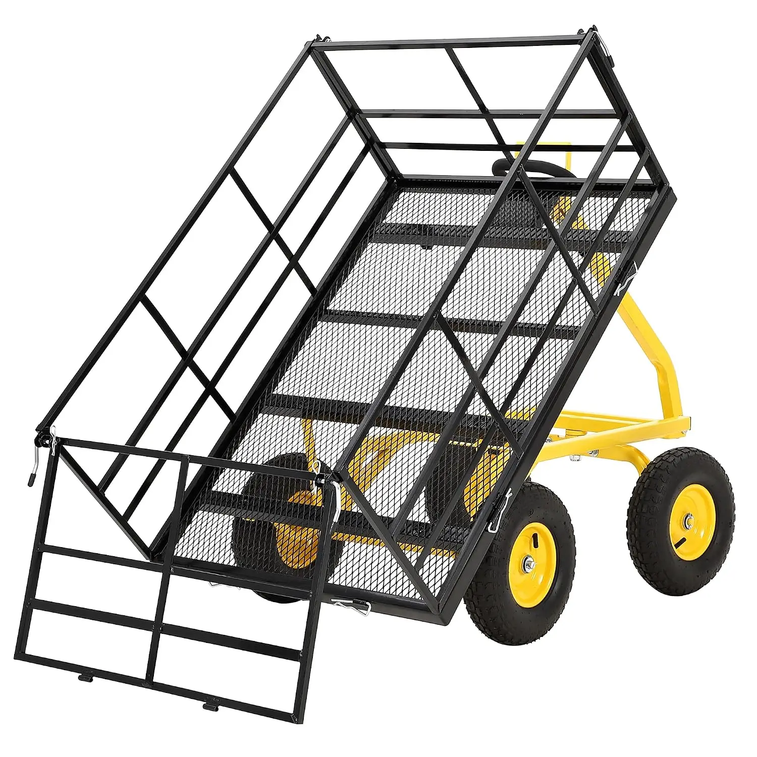 Steel Garden Cart 1500LBS Heavy Duty 13