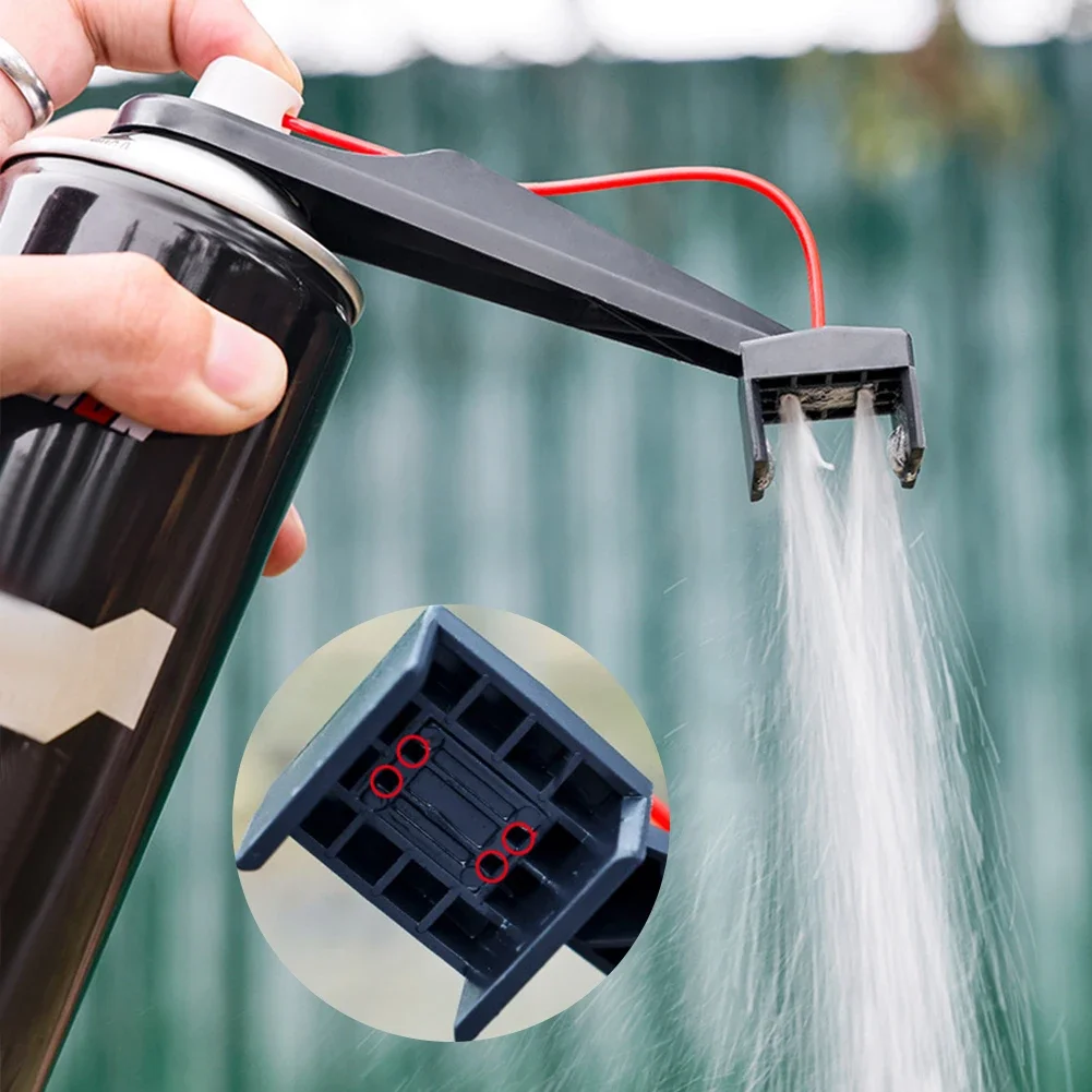 Lubricant Straw Holder Positioner Applicator with Motorcycle Chain Oil Storage Tool Mess-Free Chain Wax Chain Cleaner Attachment view 2