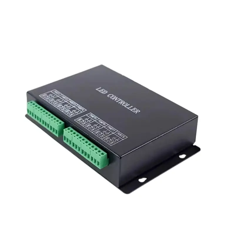 A99E-H801RC LED Full-Color Controller 8-Port Landscape Lighting System Low-Voltage Adapter Separate Control