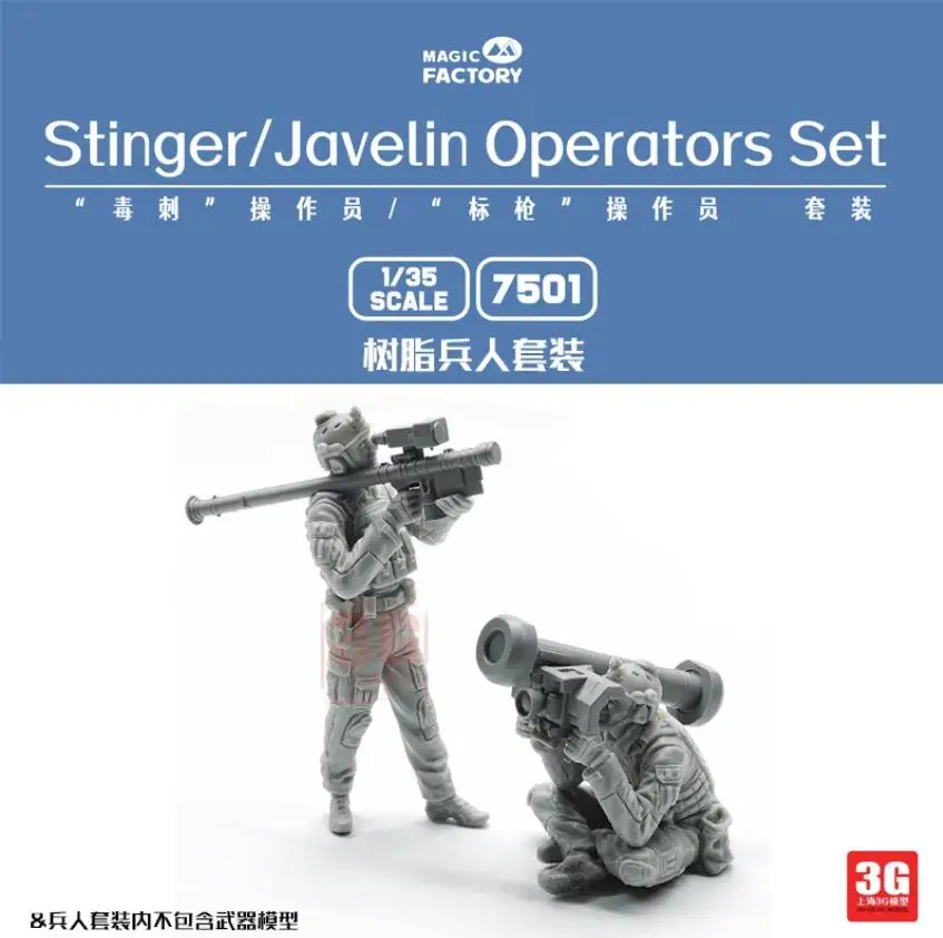 

MAGIC FACTORY 7501 1/35 STINGER JAVELIN OPERATORS SET