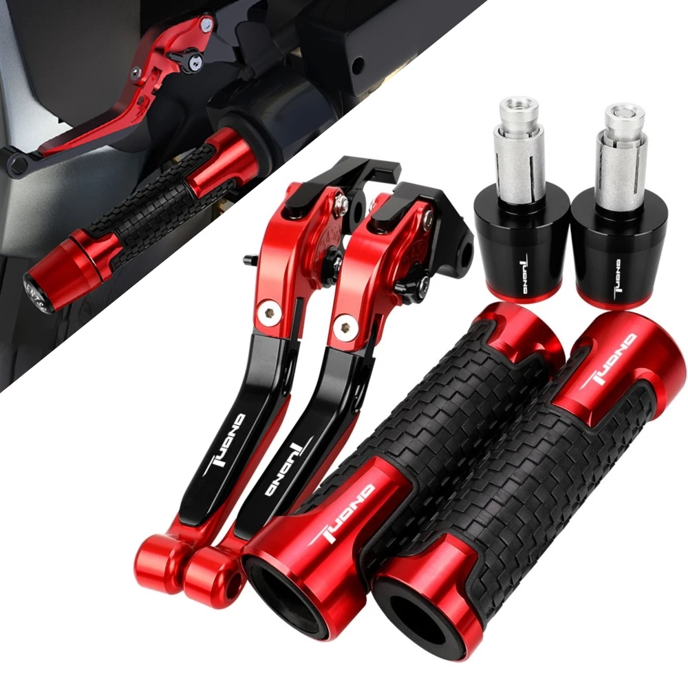 For Aprilia TUONO V4R FactoRy 2011 -2016 Motorcycle Accessories Extendable Adjustable Brake Clutch Levers Handlebar Grips Ends
