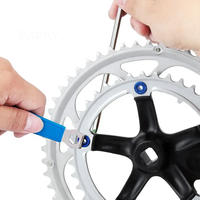 MTB Road Bicycle Chainring Wrench Flat-Head Screw Disk Nail Disassembly Tool Gear Chainring Tools Crankset Wrench Install Tool