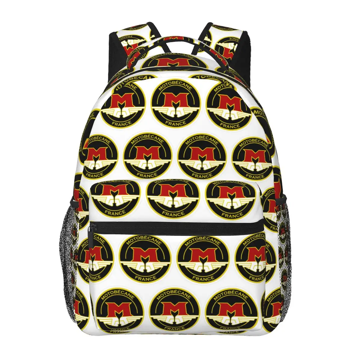 

Vintage Motorcycle Motobecane Backpacks Boys Girls Bookbag Children School Bags Kids Rucksack Shoulder Bag Large Capacity