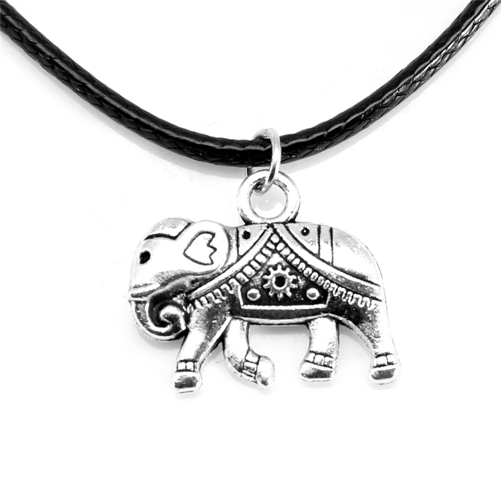 1 Piece Elephant Women Necklace Best Friends Jewelry 17x21mm