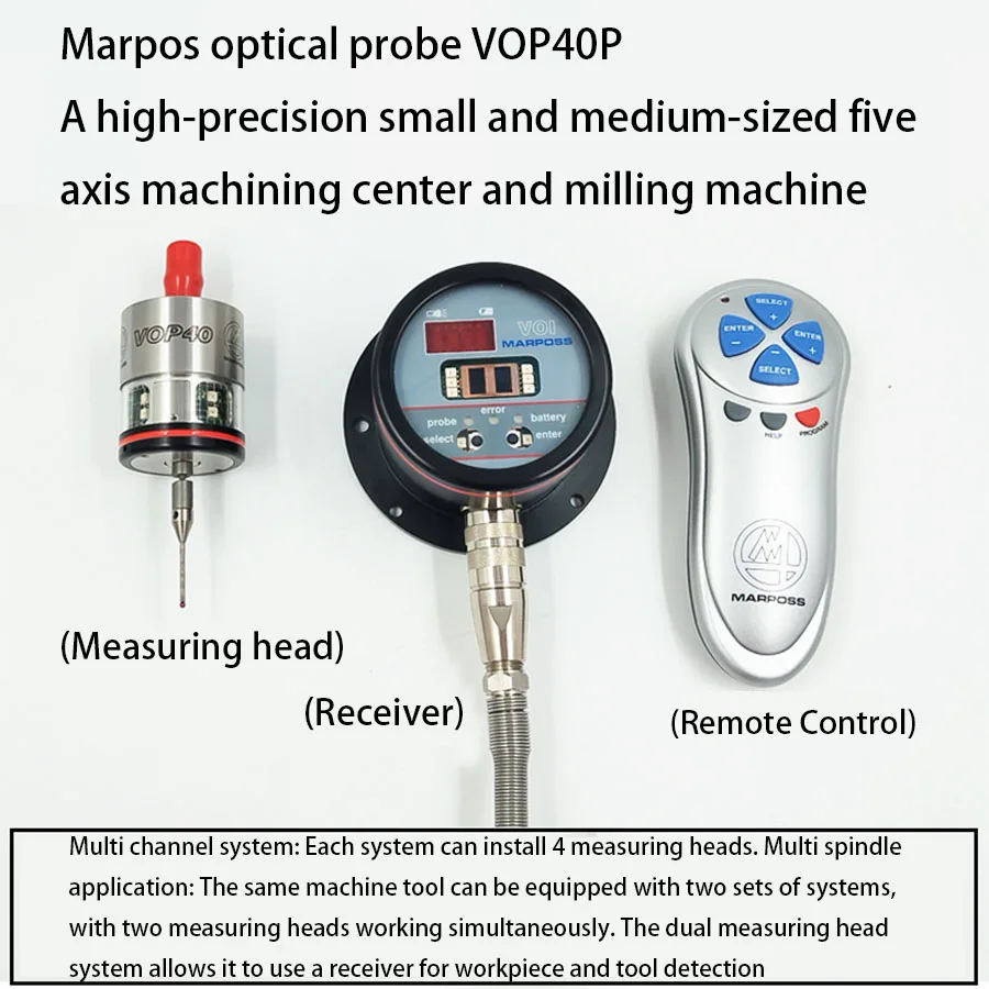 Marposs Original CNC Machine Tool Wireless Probe 3D Measurement Automatic Edge Finder Infrared Probe VOP40P