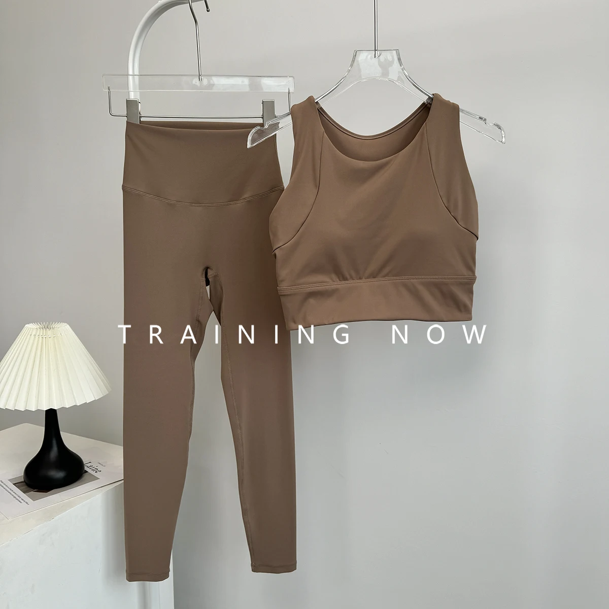 

High-end sports suit for women in summer new running shock-proof yoga vest high waist hip lifting fitness cycling trousers