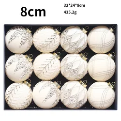 Christmas Balls Tree Decorations, Red Ornaments,Adornos Navidenos 2026