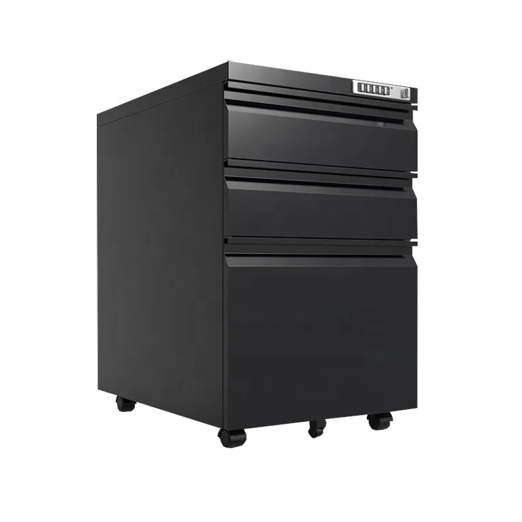 

Металлический боковой шкаф под столом, ящик для хранения, металлический передвижной офисный шкаф для документов, мебель, картотечные шкафы