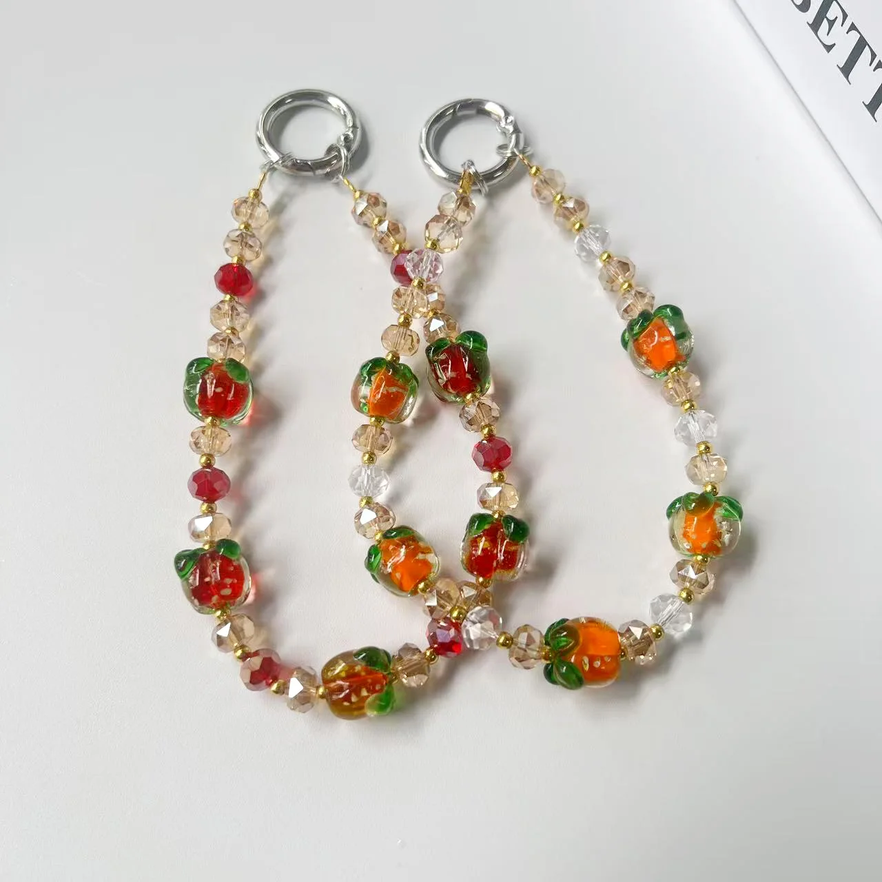 

1pcs Mobile Phone Chain Phone Case Hanging Rope Manual Diy Beaded Camera Chain Earphone Case Phone Anti Loss Rope