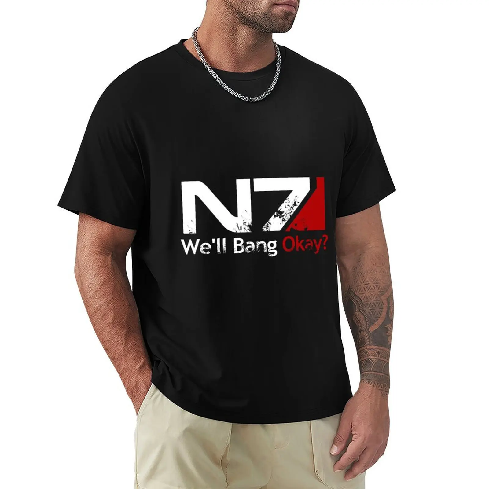 We'll Bang Okay T-Shirt Big Size Loose Fit Tee Shirt