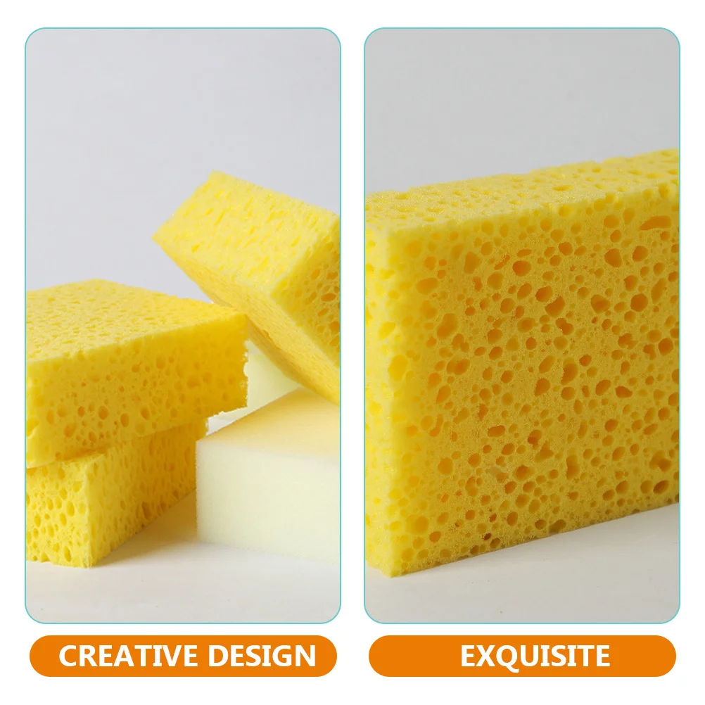 

4Pcs Pottery Sponge Block for Clay Tools DIY Art Crafts Rectangle Sponges Water Absorption for Graffiti Handicraft