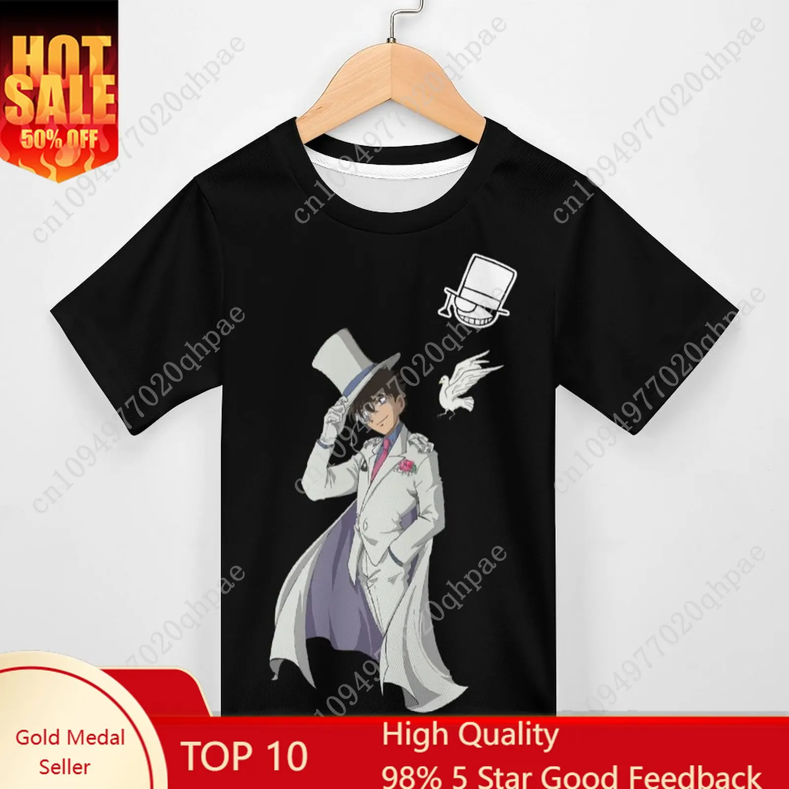 

Kid the Phantom Thief T Shirt Boys Girls Childs Cotton Short Sleeves Tlightweight Breathable Tshirt Custom Made Summer Tops