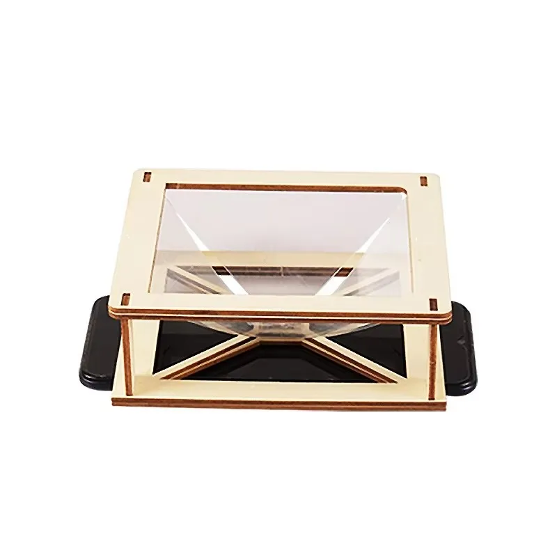 DIY 3D Holographic Projector Kit for Kids Scientific Production Handmade Puzzle Experimental Materials Small Invention Projects gallery 5