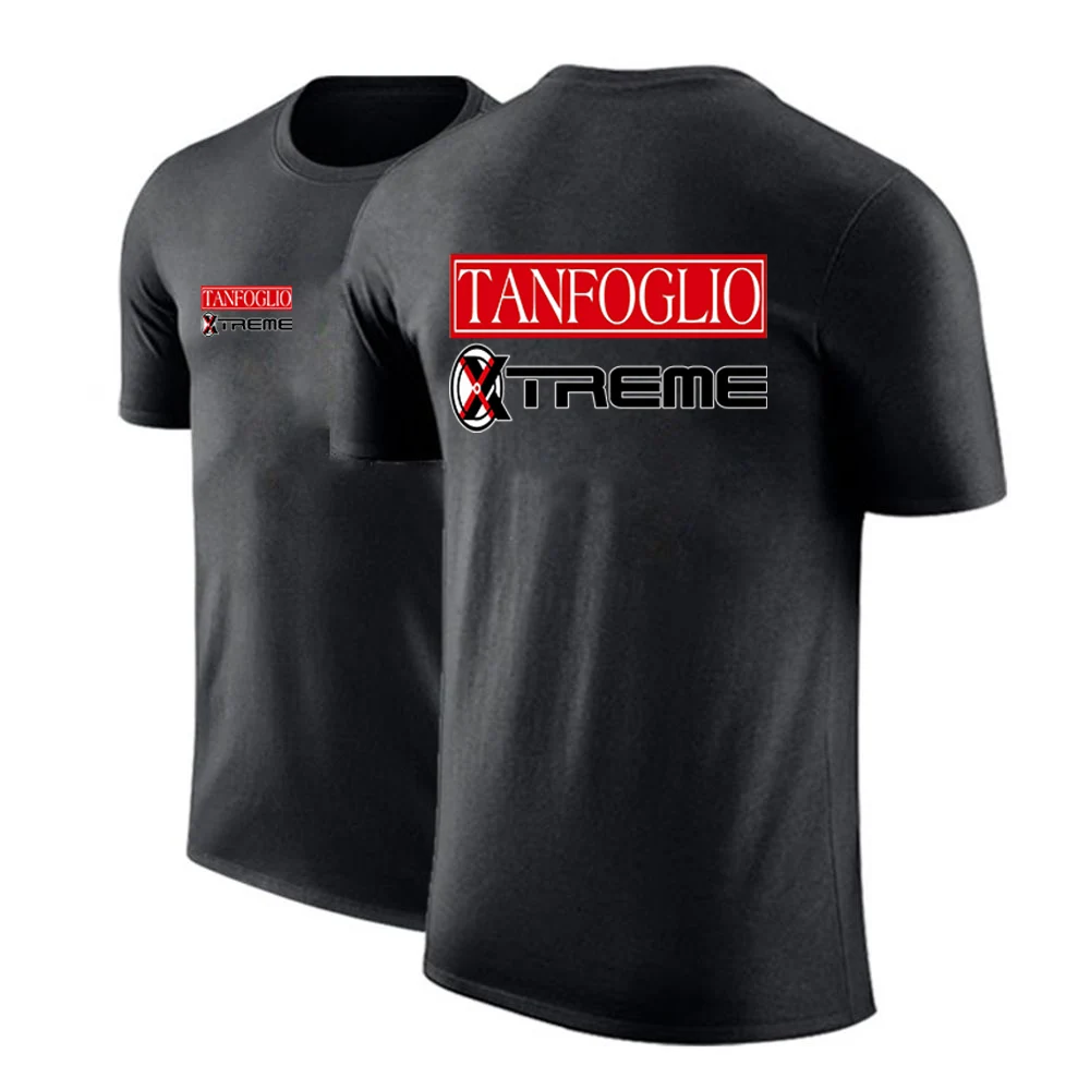 Camiseta clásica de manga corta para hombre, Camisa de algodón con estampado del logotipo de Tanfoglio, de secado rápido, cuello redondo, cómoda, de Color sólido, Popular, verano, 2024