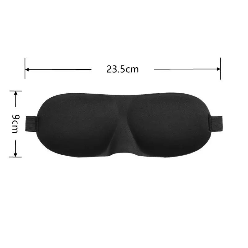 3D Schlafmaske Augenklappe Blockieren Licht Weich Gepolstert Schlaf Rest Entspannen Hilfe Abdeckung Patch Augenbinde Gesicht Schatten Eyeshade Augen Patches – Detail 1
