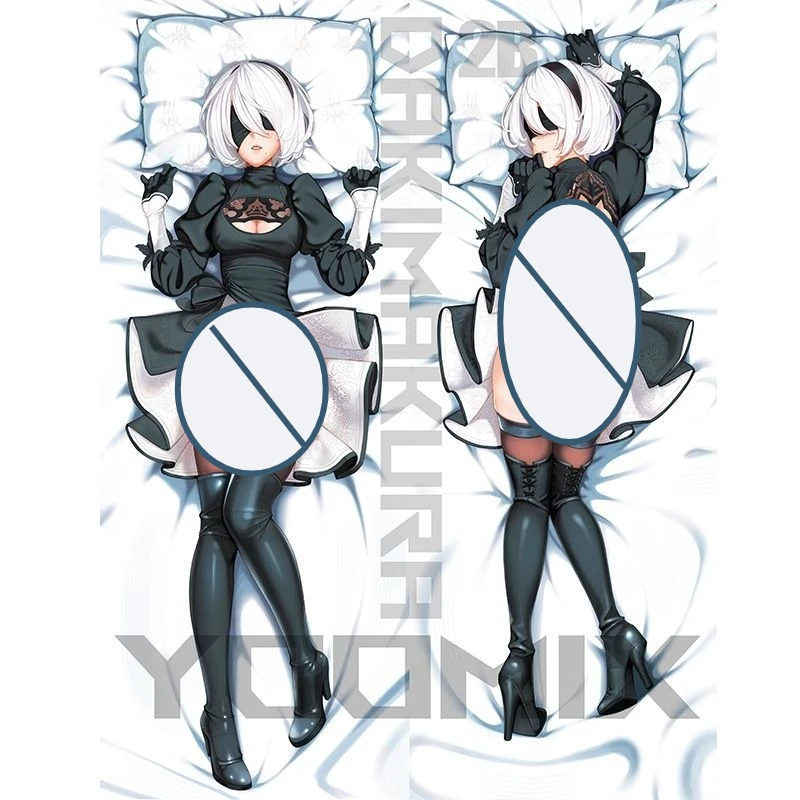 

2B Neil Mechanical Era Equal Body Throw Pillow Cover Long Pillow Animation Game anime Imperial Sister Homeboy