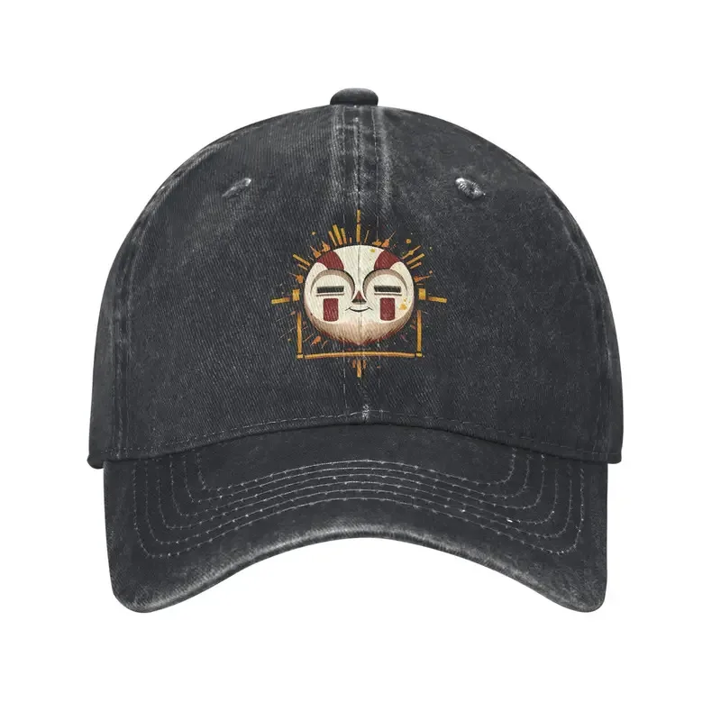 Expedition 33 Esquie Mask Splatter Art Baseball Cap Sun Outdoor Gym Sun-Proof Washed Trucker Hat Men  Print Baseball Caps