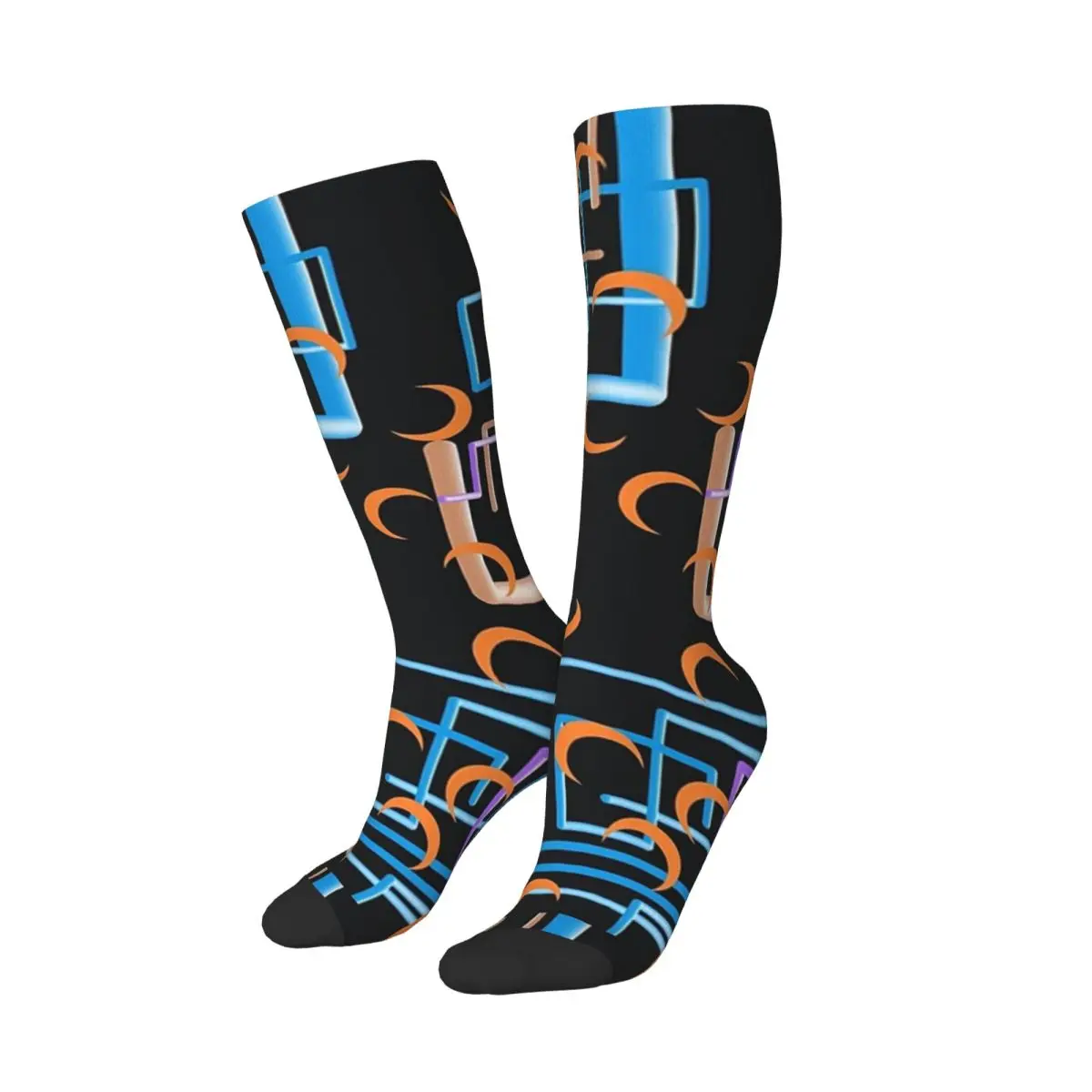 Dan Flashes - A Colorful Shirt Wore By Dan Flashes Socks Harajuku Stockings All Season Long Socks Accessories for Unisex Gifts