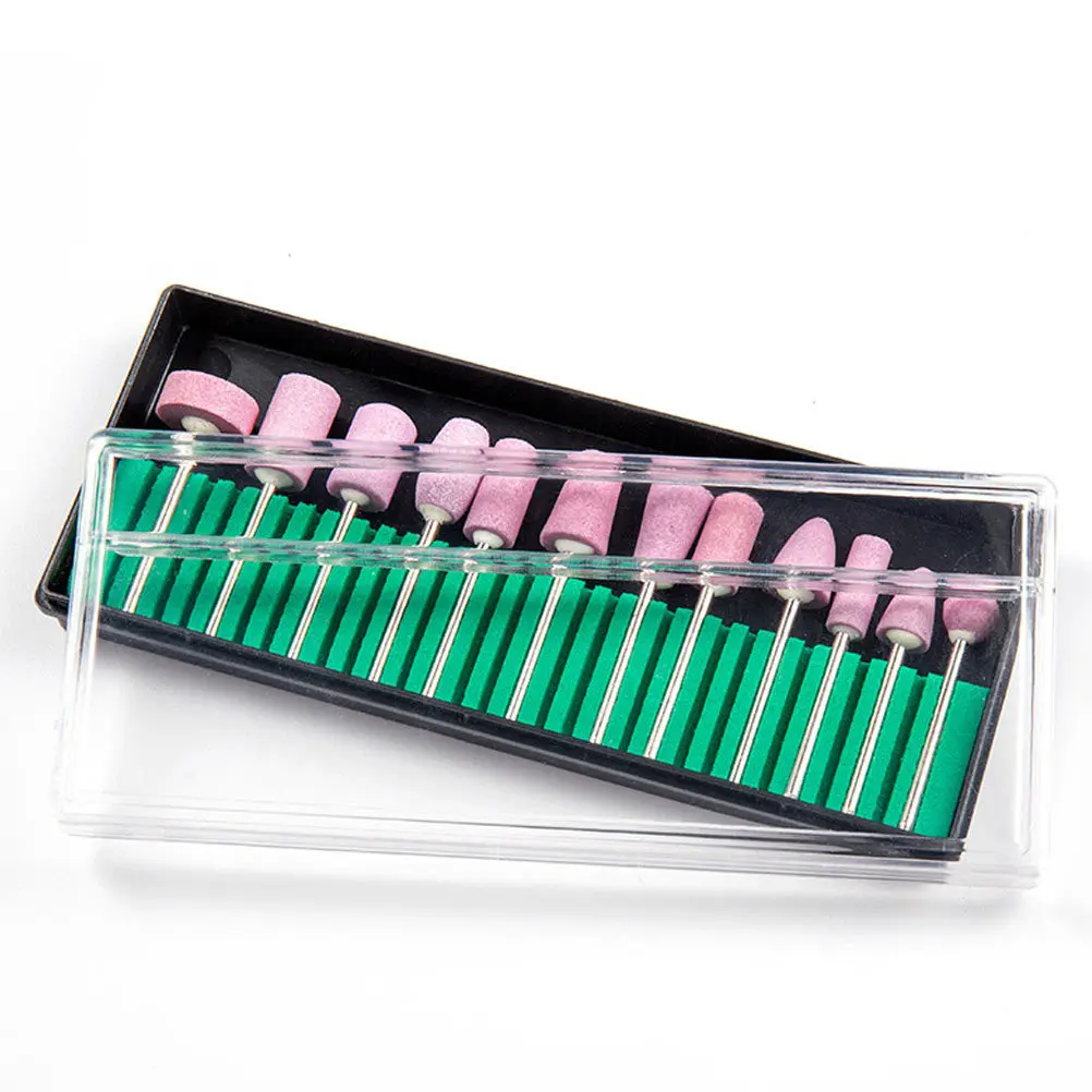 12 stuks polijstkoppen multifunctionele elektrische nagelvijl manicure boorgereedschap nail art slijpkop manicure aanbod