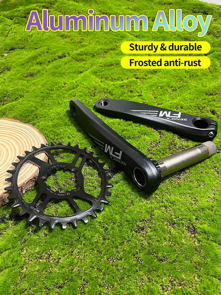 AliExpress SENICX 170 Bike Crank Mtb for Downhill 175 165mm Crankset 24mm with Cycling Single Chainring 32 34 Teeth 12v Bicycle Accessories