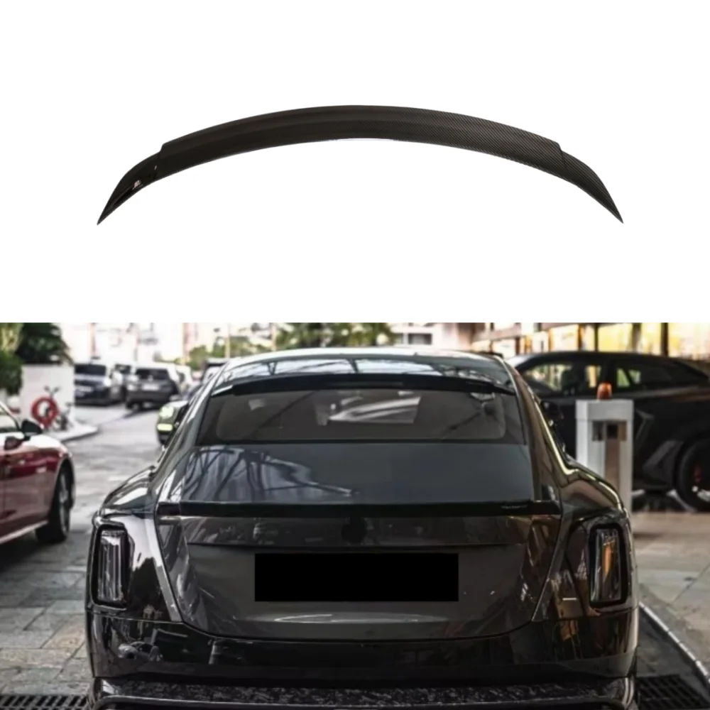 

Easy to Install Automotive Parts for Rolls Royce Spectre Upgraded M-style 3k High-quality Dry Carbon Fiber Rear Spoiler Body Kit