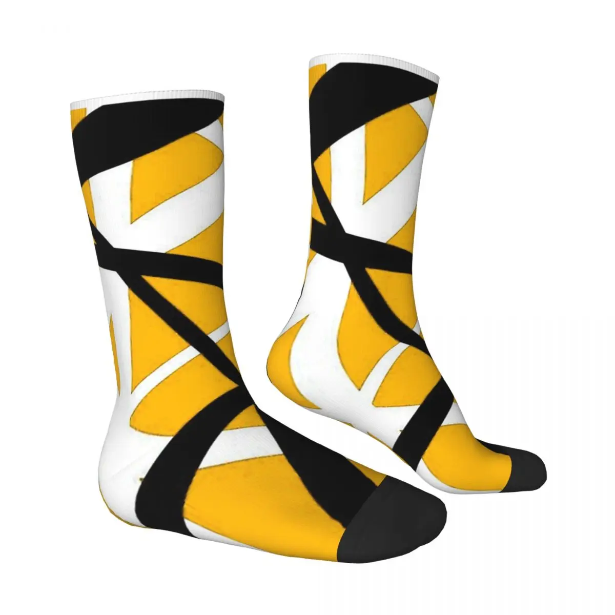 Van Halen Yellow Sick Men Women Socks Outdoor Novelty Spring Summer Autumn Winter Stockings Gift