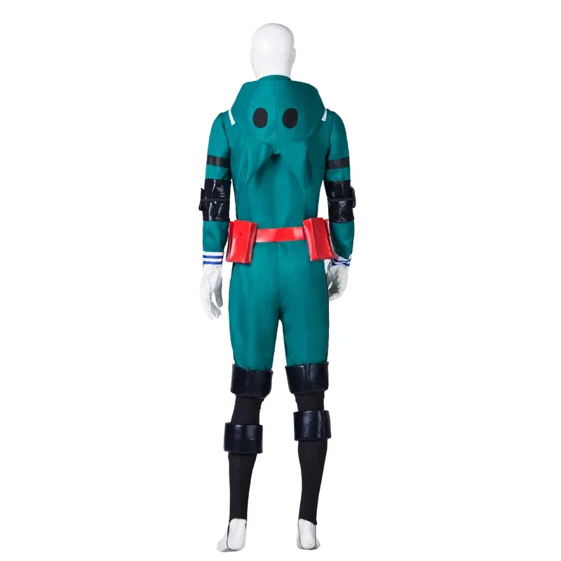Disfraz de Anime Izuku Midoriya, traje de bateo Boku No Hero Academia Deku, uniformes de Halloween hechos a medida