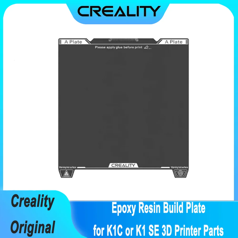 Creality Original Epoxy Resin Build Plate 235X235mm Excellent Adhesion High Flatness Strength for K1C or K1 SE 3D Printer Parts