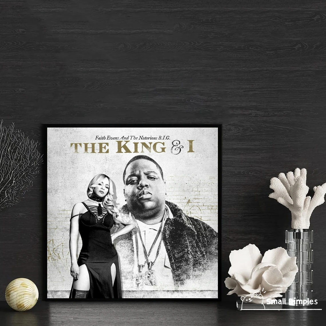 Faith Evans The Notorious B.I.G. The King & I Music Album Poster Canvas Art Print Home Decoration Wall Painting (No Frame)