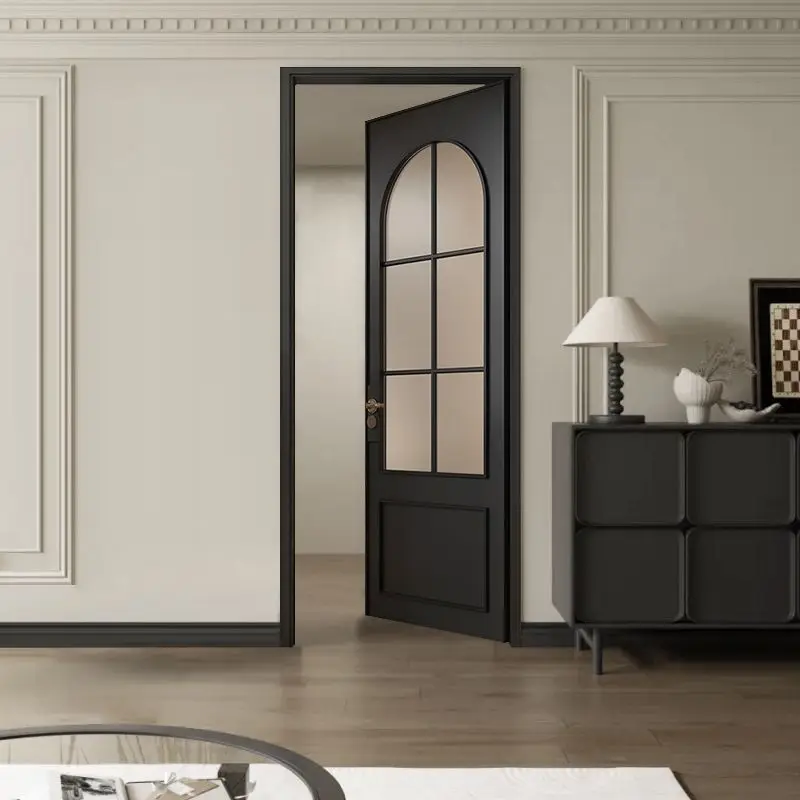 French retro door, new bathroom, toilet swing door, kitchen balcony door