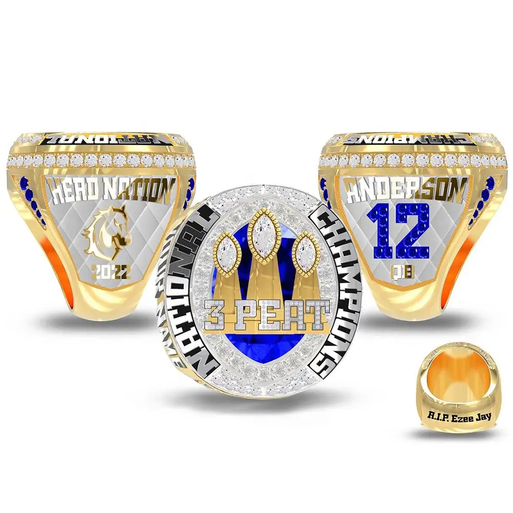 

Personalized customization team rugby championship ring, customized name and number, championship event prizes, jewelry gifts