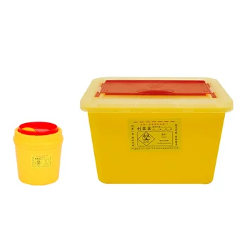 1L/5L Microblading tatuaje residuos agujas cartucho objetos punzantes cuchillas accesorios eliminación basura colección cubo caja de almacenamiento