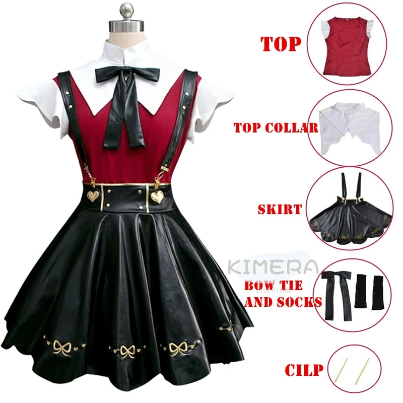 Needy Girl Overdose/Needy Streamer Overload Ame KAngel Carnival Party Clothes Laser JK Sailor Suit Halloween Cosplay Costume
