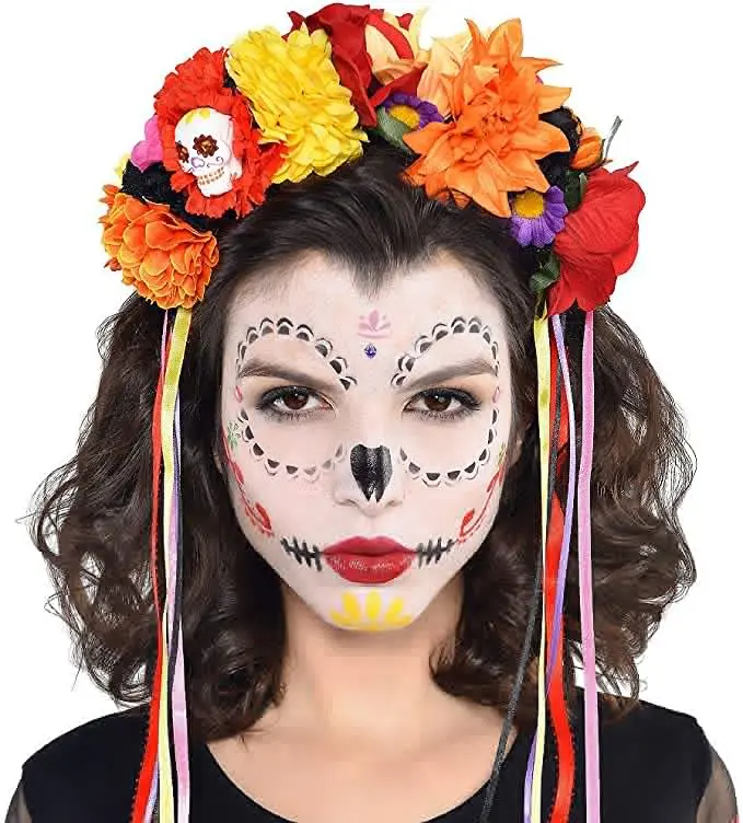 Mexicano Masker Dia De Los Muertos ==> Feestwinkel XL