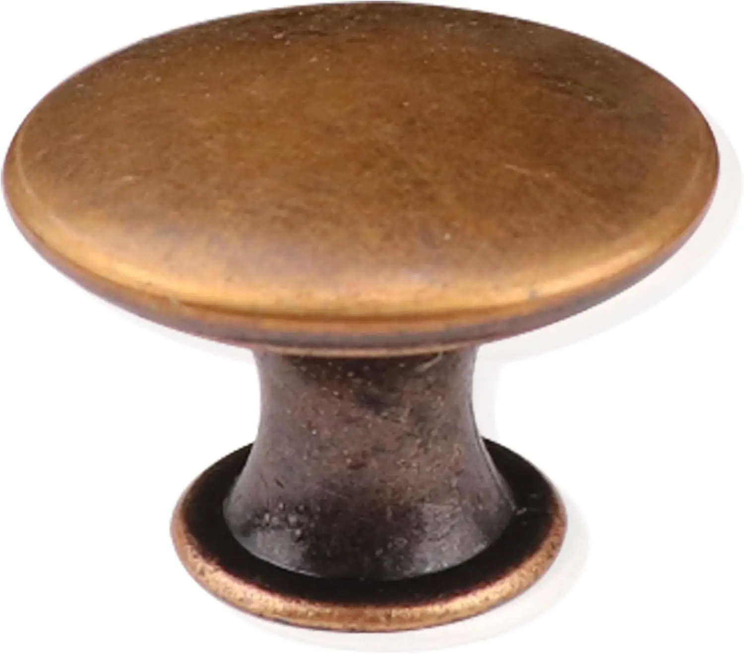 

12 Pcs Antique Copper Cabinet Knobs, Round Drawer Pulls for Furniture Cupboard Closet Door Hardware