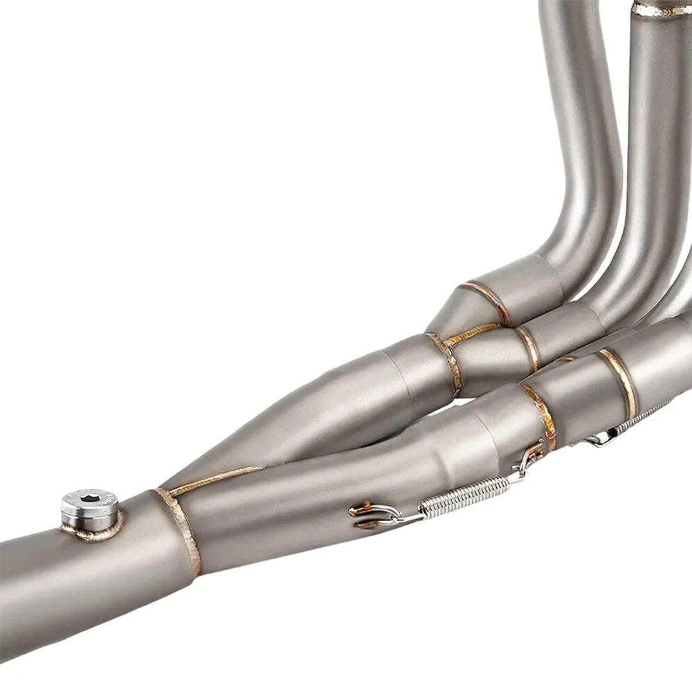 Für Yamaha R6 2006-2020 Komplettes Auspuffsystem Krümmer Mittelrohr Endrohr Schalldämpfer Auspuffrohre – Detail 8