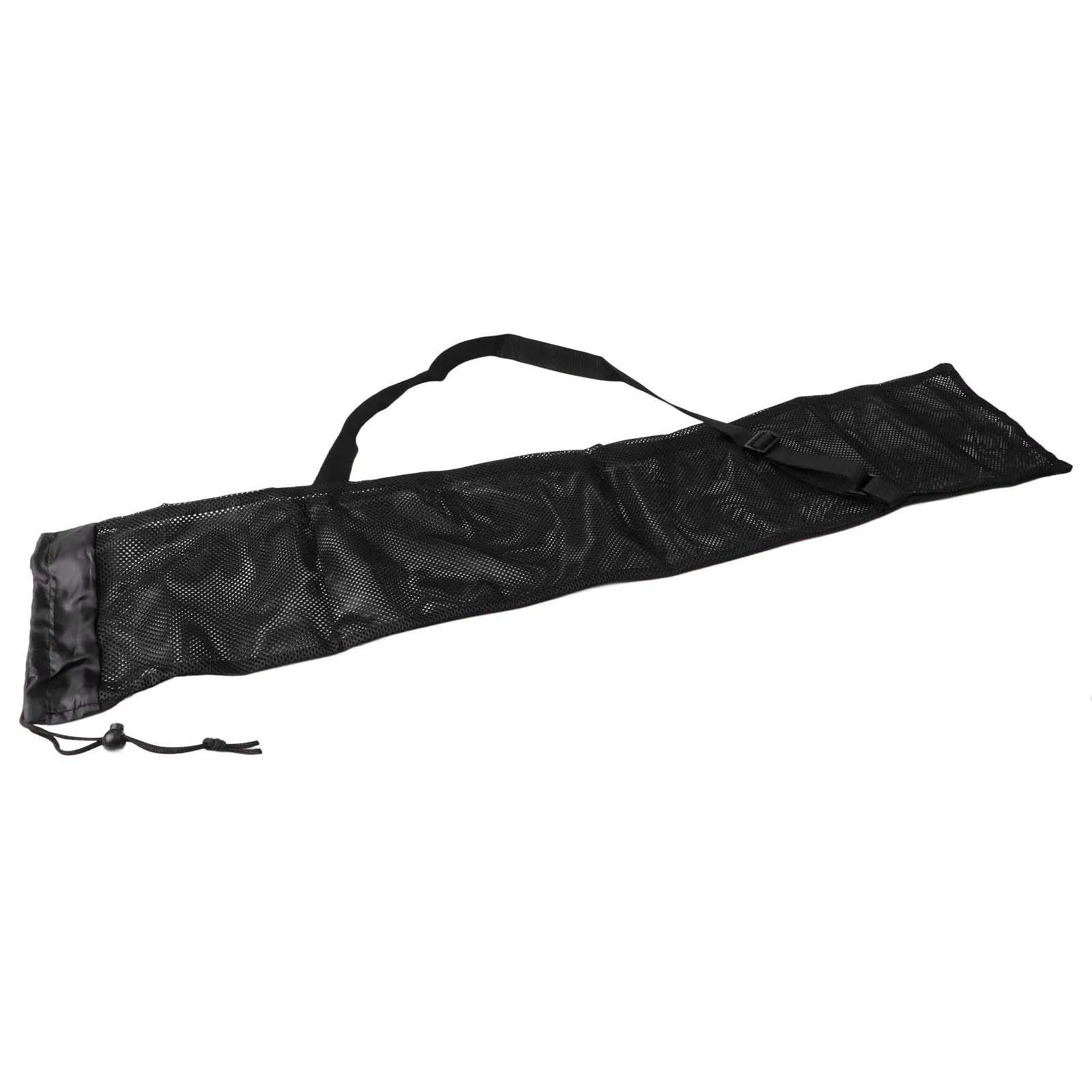 Bolsa de remo com cordão alça de ombro ajustável 126*25cm bolsa de ombro ajustável bolsa de malha amplo espaço de armazenamento