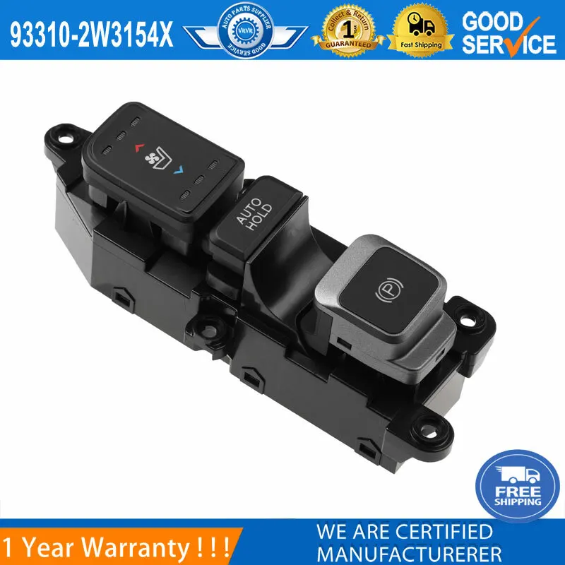 for Hyundai Santa Fe 2017 - 2018 Parking Brake Switch for SEAT Heating and Cooling Butto-