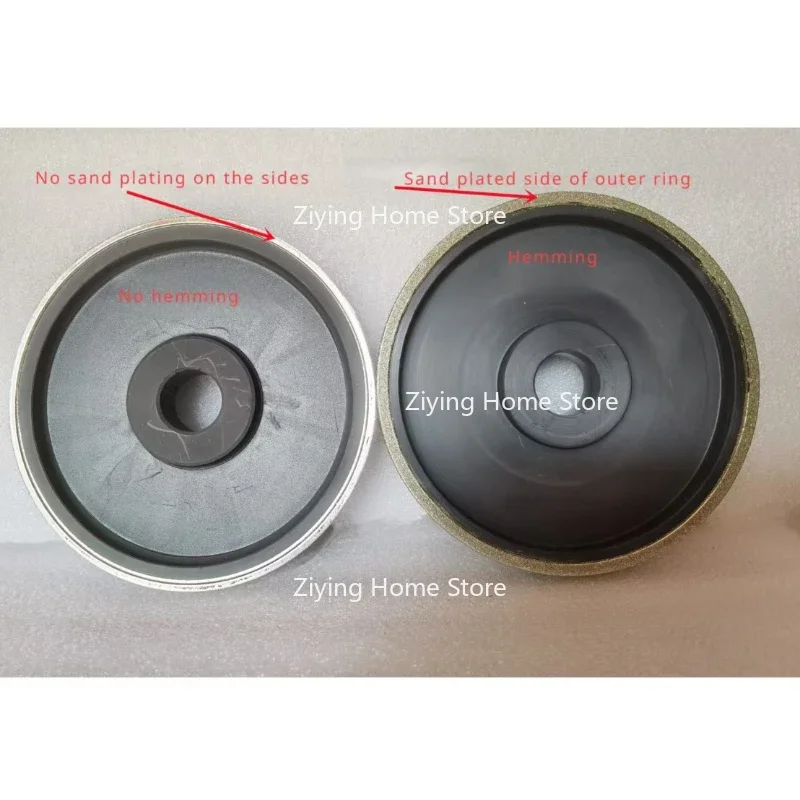 Electroplate Coated Diamond Grinding Sharpener Wheel Accessory Disc Diameter 150mm Width 25mm for Glass Steel Polishing