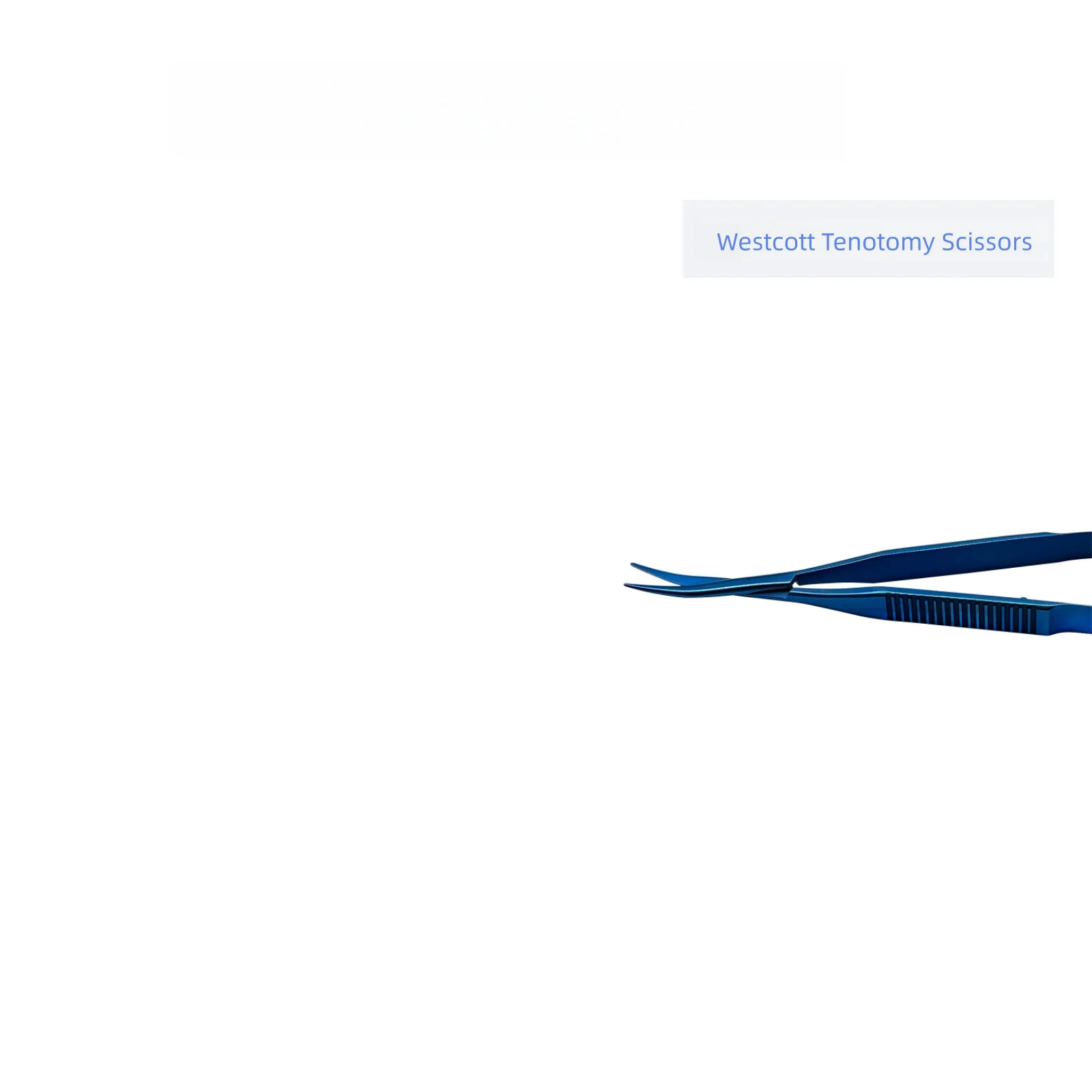 Westcott Tenotomy Scissors  Ophthalmic Surgical Instruments Multifunctional Titanium Alloy Forceps  Blunt tips