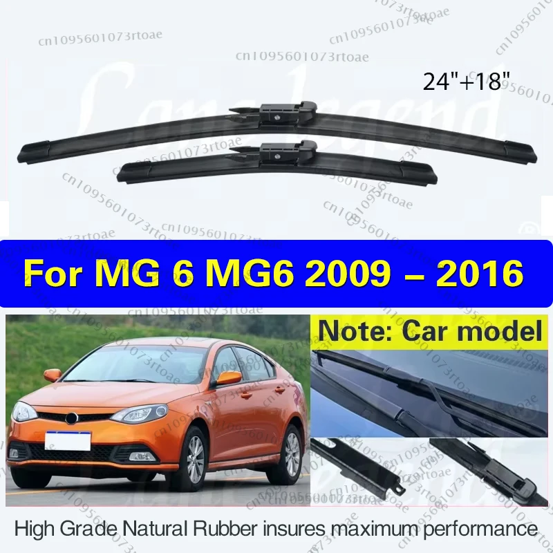 

Car Wiper Blade Front Window Windshield Rubber Refill Wiper For MG 6 MG6 2009 - 2016 LHD 24"+18" Car Accessories 2013 2014 2015