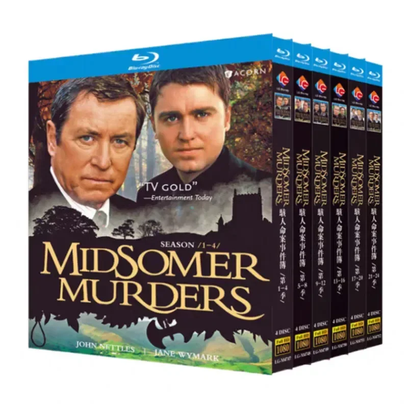 Hacking Murder Book Seasons 1 to 24 Blu ray High Definition American Drama BD Disc Box Set with Chinese and English Subtitles